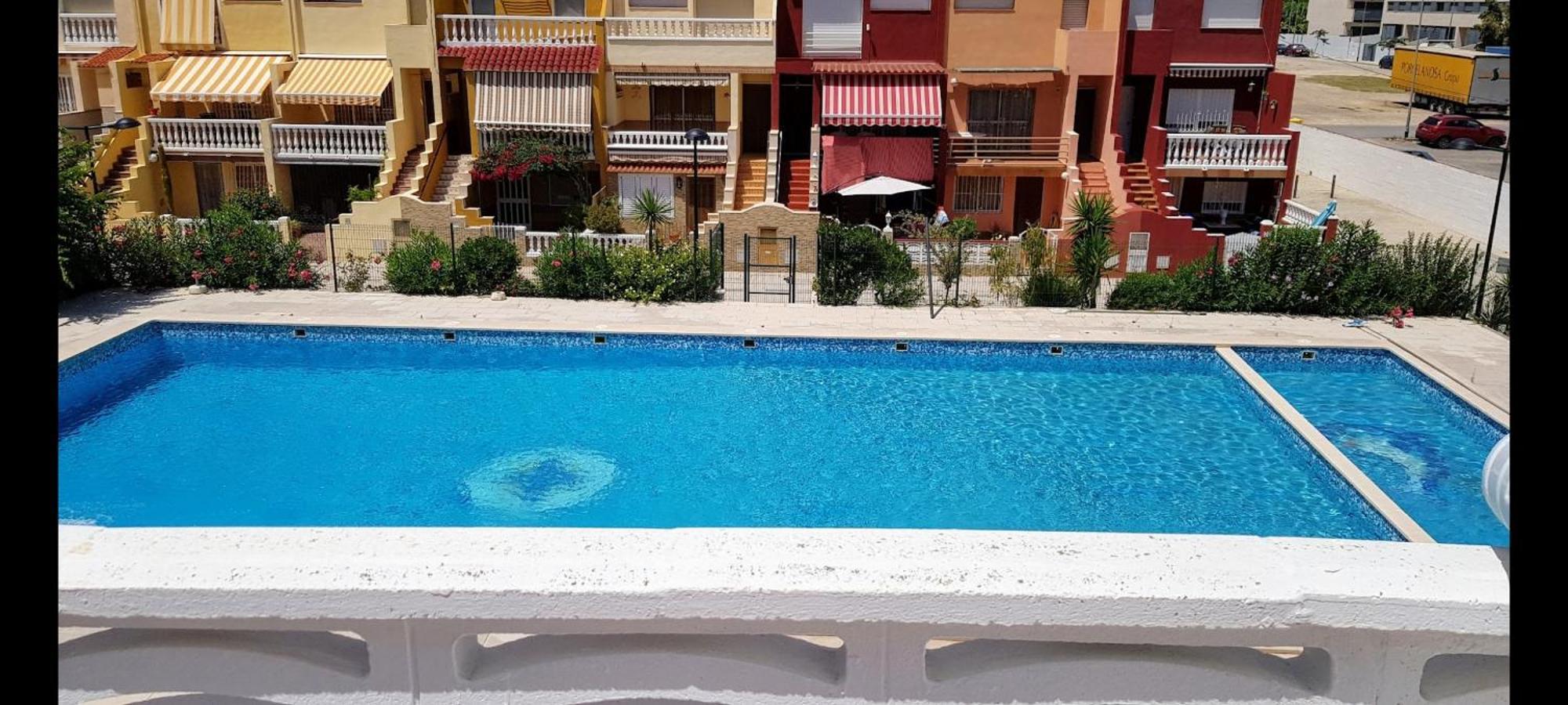 Апартаменты Adosado Playa Pobla Farnals Пуэбла-де-Фарнальс Экстерьер фото